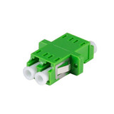 DYNAMIX Fibre LC-APC to LC-APC Duplex - Single-mode Joiner - Ceramic sleeve - Green Colour
