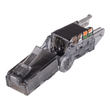 DYNAMIX RJ45 UTP Cat6A Tooless Flexible Plug - Works with both solid and stranded conductors 22~26AWG