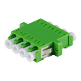 DYNAMIX Fibre LC-APC to LC-APC Quad - Single-mode Joiner - Ceramic sleeve - Green Colour