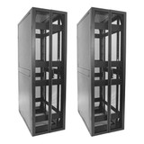 DYNAMIX 42RU Seismic Cabinet 800mm deep (600 x 800 x 2000mm) Fully welded. Dual pantry style Front/Rear mesh doors. Telcordia Issue 4 Standard. Includes 25x cage nuts. Black Colour.