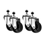 DYNAMIX AV Rack castor kit - 4pcs/ set 90mm High.