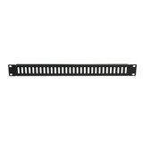 DYNAMIX AV Rack 1RU metal blanking panel with vented holes - with #10-32 and #10-32 screws   