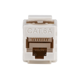 DYNAMIX Slimline Cat6A UTP jack. Colour White