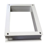 DYNAMIX Floor Mount Plinth for 400mm Deep Outdoor Wall Mount Cabinet. (600 x 400 x 100mm).