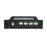 DYNAMIX PLC Fibre Optic 1:8 LC/APC Splitter Cassette Module. 1x IN & 8x Out. Designed for FTTx Deployments (GPON/BPON/EPON) - CATV - LAN - PON.