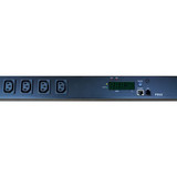 DYNAMIX 16 Outlet Power Rail. Includes Remote Monitoring - Current Measurement - Mail Notification - Overload Protection. No Plug. 0U 32A 230V - (12)C13 & (4)C19 Outlets - (1)RJ45 (1)RJ11