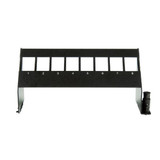 DYNAMIX 8-Port Angled Mounting Blank Panel. Designed for Installation of Keystone Snap-in Modules and RJ-45 Jacks. Angled Design for Easy Cable Routing. Size: 6.3” W x 2” H