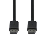 DYNAMIX 3m DisplayPort V1.4 Cable Supports up to 8K (FUHD) Resolution. 28AWG - M/M DP Connectors - Max. Res 7680x4320 @ 60Hz - Latched Connectors - Flexible Cable - Gold-Plated Connectors.