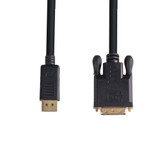 DYNAMIX 1.5M DisplayPort Source to DVI-D Monitor Male Active Converter. Max Res 4K@30Hz (3840x2160)