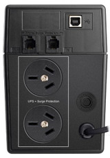 DYNAMIX ECO Range 1000VA (600W) Line Interactive UPS. 3x NZ Power Sockets with Battery Backup & Surge Protection. AC Input. Fuse/Circuit Breaker. Smart