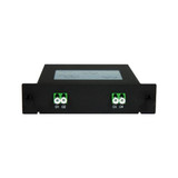 DYNAMIX PLC Fibre Optic 2:4 LC/APC Splitter NON-Cassette Rear Input Module 2x IN & 4x Out. Designed for FTTx Deployments (GPON/BPON/ EPON) - CATV - LAN - PON. *Rear Input Ports