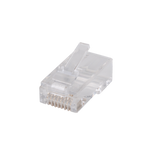 DYNAMIX Cat6 RJ45 Plug 100pc Jar - 8P8C 2 Piece Modular Plug (Rounded Solid). 50 micron