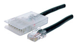 DYNAMIX 2m 4x Pair 110/RJ45 Cat5e Patch Lead: Default Black - A spec *** CABLES MADE TO ORDER 2-3 DAY LEAD TIME