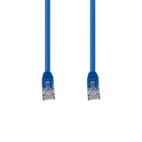 DYNAMIX 20m Cat5e Blue UTP Patch Lead (T568A Specification) 100MHz 24AWG Slimline Moulding & Latch Down Plug with RJ45 Unshielded Gold Plated Connectors.