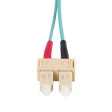 DYNAMIX 3M 50u SC/SC OM3 Fibre Lead (Duplex - Multimode) Aqua LSZH Jacket