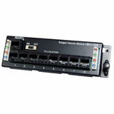 DYNAMIX 8 Port Telco Distribution Module with RJ31 Security Port. 2x IDC Port - 8x RJ45 Port Connectors. Telepermitted PTC 225/10/001