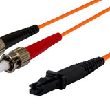 DYNAMIX 20M 62.5u MT-RJ/ST OM1 Fibre Lead (Duplex - Multimode) Orange LSZH Jacket