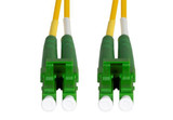DYNAMIX 3M 9u LC APC/LC APC Duplex Single Mode G657A1 Bend Insensitive Fibre Lead. Yellow LSZH Jacket
