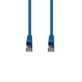 DYNAMIX 5m Cat6A S/FTP Blue Slimline Shielded 10G Patch Lead. 26AWG (Cat6 Augmented) 500MHz with Gold Plate Connectors.