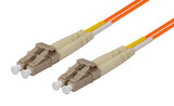 DYNAMIX 2M 62.5u LC/LC OM1 Fibre Lead (Duplex - Multimode) Orange LSZH Jacket