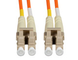 DYNAMIX 2M 62.5u LC/LC OM1 Fibre Lead (Duplex - Multimode) Orange LSZH Jacket