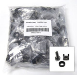 DYNAMIX 100pc Pack, 3 Piece Cage Nut. Bagged with M6 12x cross screw & nut. Colour Black