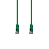 DYNAMIX 3m Cat6A S/FTP Green Slimline Shielded 10G Patch Lead. 26AWG (Cat6 Augmented) 500MHz with Gold Plate Connectors.