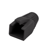 DYNAMIX Strain Relief Boot, OD: 7.5mm, Colour Black. 20 Pack. Suited for Cat6A Shielded Cable