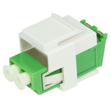 DYNAMIX LCAPC Duplex Singlemode Slimline Keystone Shuttered Face Plate Adapter