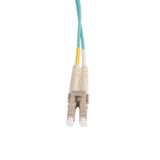 DYNAMIX 10M 50u LC/LC OM3 Fibre Lead (Duplex, Multimode) Aqua LSZH Jacket