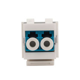 DYNAMIX LC Duplex Single-mode Slimline Keystone Face Plate Adapter