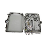 DYNAMIX Lockable Indoor/Outdoor Fibre Termination Box. 24x position SC Simplex/LC Duplex. IP65, UV Resistant