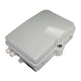 DYNAMIX Lockable Indoor/Outdoor Fibre Termination Box. 24x position SC Simplex/LC Duplex. IP65, UV Resistant