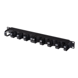 DYNAMIX 19'' Cable Management Bar. Supplied with Cage Nuts. 70mm Deep.