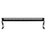 DYNAMIX 19'' Rear Cable Management Support Bar. Accompanies any 19'' Rack Patch Panel to Elevate & Organise Cabling.