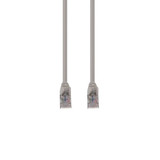 DYNAMIX 0.3m Cat6 Beige UTP Patch Lead (T568A Specification) 250MHz 24AWG Slimline Snagless Moulding with Unshielded Gold Plate Connector.