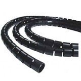 DYNAMIX 20mx15mm Easy Wrap - Cable Management Solution, Bulk Packed, Colour Black, Includes Tool.