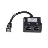 DYNAMIX RJ45 Dual Adapter (1x UTP, 1x Ph.) with short cable