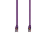 DYNAMIX 3m Cat6 Purple UTP Patch Lead (T568A Specification) 250MHz 24AWG Slimline Snagless Moulding with Unshielded Gold Plate Connector.