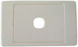 AMDEX Switch Plate ONLY. Single. Wall Face Cover Plate. (Accepts Clipsal Style Mechs)