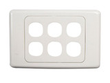 AMDEX Six Port RJ45 Face Plates. AMDEX style.