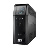 APC Back-UPS PRO Line Interactive 1200VA (720W) with AVR - 230V Input/Output. 8x IEC C14 Outlets. With Battery Backup & Surge Protect. USB Port charging ports - Sinewave Power & LCD Display.