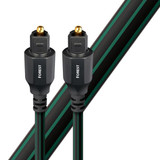 AUDIOQUEST Forest 8M Optical cable. Low-Dispersion Fiber. Jacket - green - black in wall rated PVC.