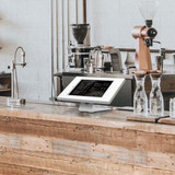 BRATECK Anti-Theft Countertop/Wall Mount Tablet Kiosk. For 9.7/10.2 iPad - 10.5 iPad Air/ iPad Pro - 10.1 Samsung Galaxy Tab A 2019. Heavy-Duty Steel Construction - 90deg Rotation.