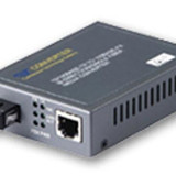 CTS Fast Ethernet WDM Converter. RX: 1310nm - TX: 1550nm. 10/100Base-TX RJ45 to 100Base-FX SC Single-Mode. 20km.