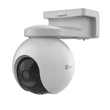 EZVIZ Outdoor PT 4G Security Battery Camera with 2-Way Talk. 4G Connectivity - 2K Res - Panoramic - Smart Human Detect - Built-in 10400mAh Rechargable Battery - Active Defense - SD Card Slot.