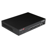 EDIMAX 10-Port Gigabit PoE+ Web Smart Switch with 1x SFP Port. Supports PoE+ up to 30W. Long Range PoE up to 200m. Powered Device Auto Detection. Supports 20Gbps Switching Capacity. Rack Mount