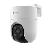 EZVIZ H8C 1080P Outdoor WiFi PT Security Camera with 360-Degree FoV 1/2.7" Progressive Scan CMOS - 4mm Lens. 3D DNR - Digital WDR - H.265 / H.264 - 1920x1080@30fps MicroSD card slot (Max. 512 GB).