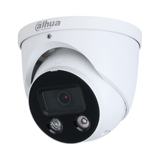 DAHUA 5MP Smart Eyeball Network Camera with Smart Dual Illumination Active Deterence. IP67 - Sound & Light Alarm - Built-in Mic - Built-in Speaker - Supports 12 VDC/PoE. Full Code DH-IPC-HDW3549HP-AS-PV