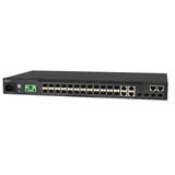 EDGECORE 20 Port Gigabit 4 Port 10G Uplink Ports Managed L2+ Switch. 4x CG (RJ-45/SFP) - 1x RJ45 Console - IPv6 Support - VPN & VLAN Support - Comprehensive QoS - Enhanced Security with Port security limits.